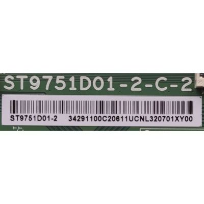 T-CON PARA TV TCL / NUMERO DE PARTE ST9751D01-2 / ST9751D01-2-C-2 / 34291100C / 34291100C20611UCNL320701XY00 / PANEL LVU980NDJL CD9W02 V1 / DISPLAY LVU980NDJL CD9W02 V1 / MODELO 98R754	 - Imagen 2